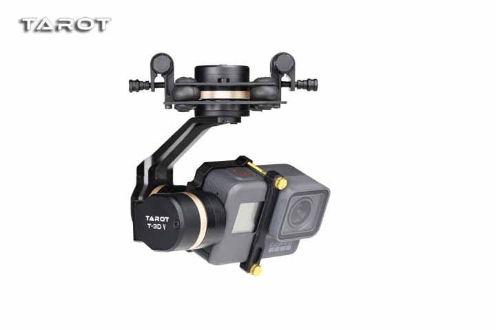 飞越/Tarot GoPro Hero5/6金属三轴云台/T-3D V TL3T05