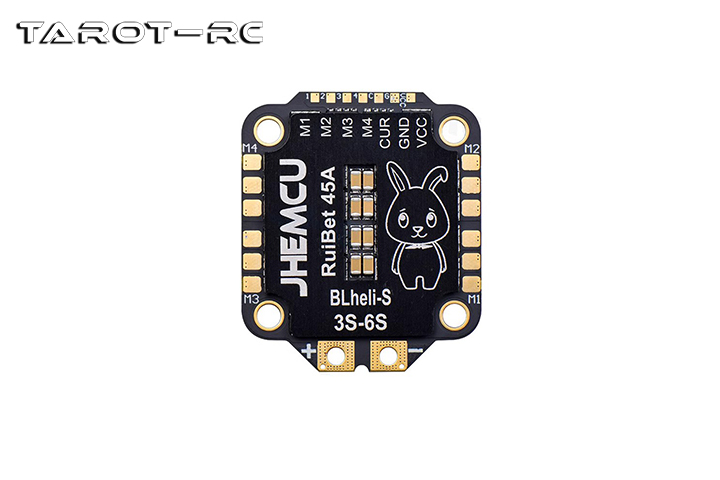 津航/JHEMCU 电调/3-6S/Dshot600 BLHELI_S/RuiBet 45A四合一电调